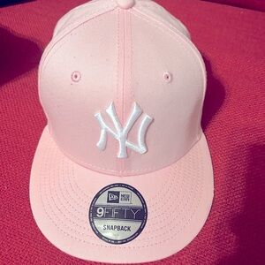 Pink New York Yankee Hat
